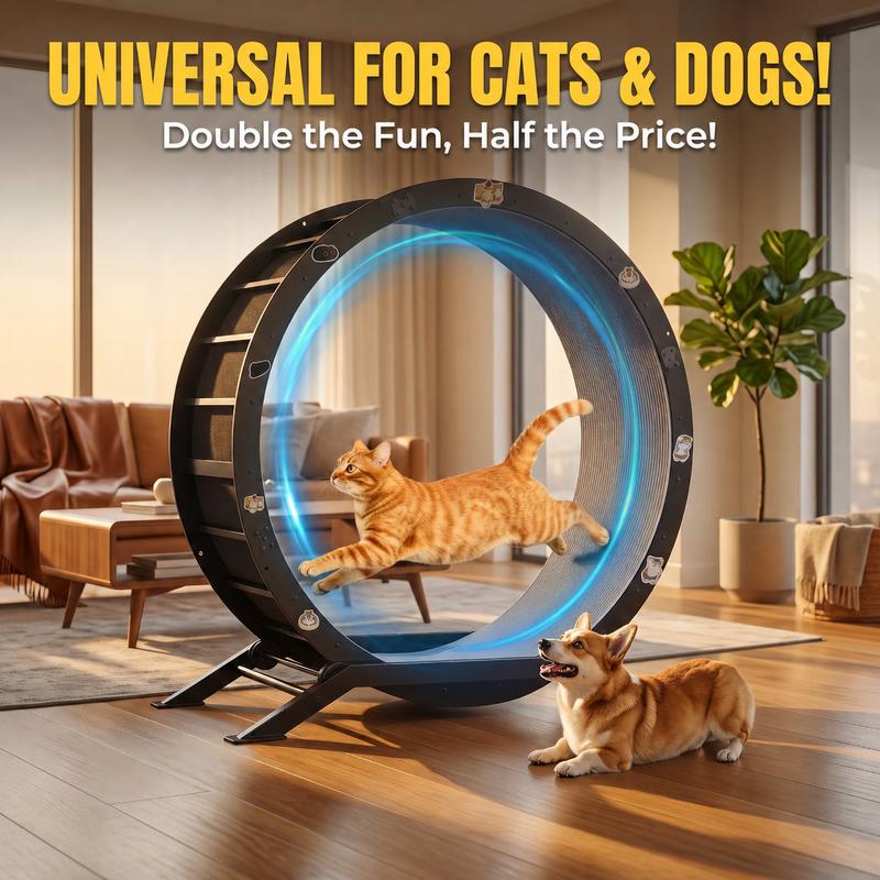 PawMotion™ 40" Cat Exercise Wheel