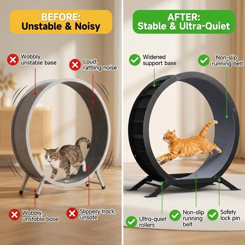 PawMotion™ 40" Cat Exercise Wheel